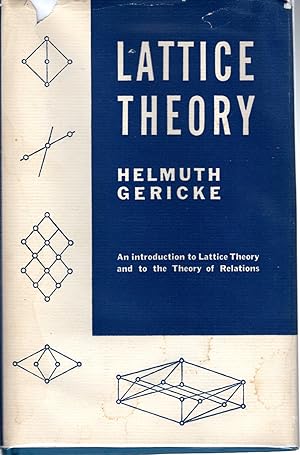 Immagine del venditore per Lattice Theory venduto da Dorley House Books, Inc.