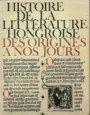 Bild des Verkufers fr Histoire de la litterature hongroise des origines a nos jours zum Verkauf von La Bouquinerie