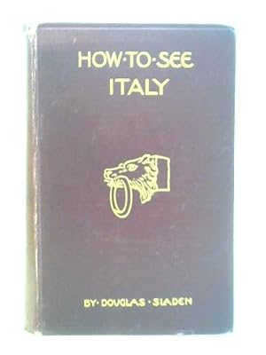 Seller image for How to See Italy by Rail for sale by World of Rare Books