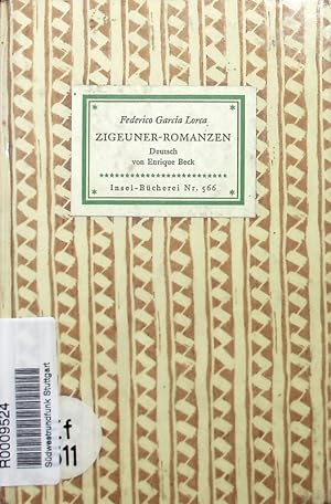 Seller image for Zigeuner-Romanzen. Insel-Bcherei Nr. 566. for sale by Antiquariat Bookfarm