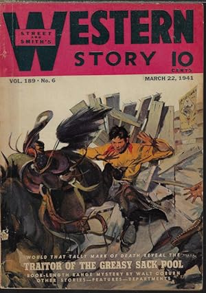 Imagen del vendedor de WESTERN STORY: March, Mar. 22, 1941 ("Don Desperado") a la venta por Books from the Crypt