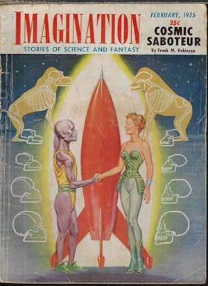 Bild des Verkufers fr IMAGINATION Stories of Science and Fantasy: February, Feb. 1955 zum Verkauf von Books from the Crypt