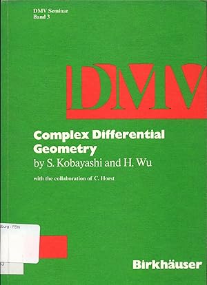 Bild des Verkufers fr Complex Differential Geometry Topics in Complex Differential Geometry; Function Theory on Noncompact Khler Manifolds zum Verkauf von avelibro OHG