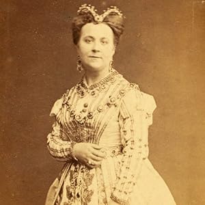 Seller image for Studio portrait of Helen Lemmens-Sherrington, English operatic soprano. London, circa 1870. for sale by Douglas Stewart Fine Books