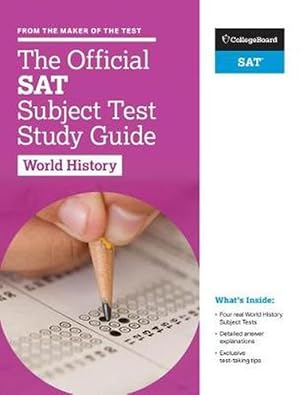 Immagine del venditore per The Official Sat Subject Test in World History (Paperback) venduto da CitiRetail