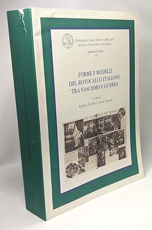 Immagine del venditore per Forme e modelli del rotocalco italiano tra fascismo e guerra --- Universit degli studi di Milano facolt di lettere e filosofia - Quaderni di Acme 115 venduto da crealivres