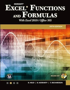 Bild des Verkufers fr Microsoft Excel Functions and Formulas with Excel 2019/Office 365 zum Verkauf von buchversandmimpf2000