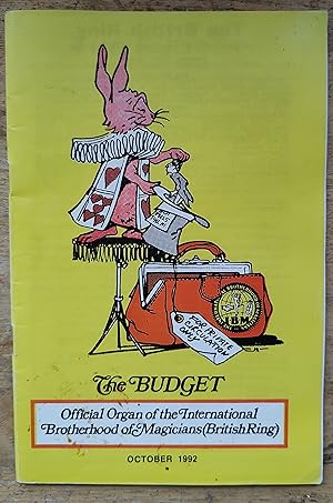 Seller image for The Budget Official Organ of the International Brotherhood of Magicians October 1992 for sale by Shore Books