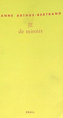 Immagine del venditore per JE de miroirs venduto da Librodifaccia