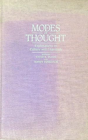 Imagen del vendedor de Modes of Thought: Explorations in Culture and Cognition a la venta por Librodifaccia