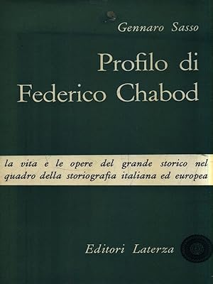 Bild des Verkufers fr Profilo di Federico Chabod zum Verkauf von Librodifaccia