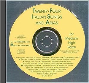 Seller image for 24 Italian Songs and Arias of the 17th and 18th Centuries (Compact Disc) for sale by CitiRetail