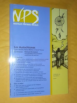 Seller image for NPS Nouvelles pratiques sociales, volume 23,, no 1, 2012: Dossier, les Autochtones for sale by Claudine Bouvier