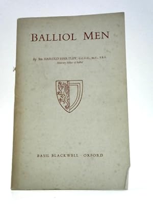 Immagine del venditore per Balliol Men venduto da World of Rare Books