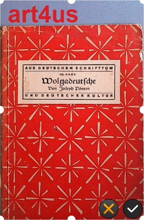 Immagine del venditore per Wolgadeutsche. Aus deutschem Schrifttum und deutscher Kultur ; Band : 435 venduto da art4us - Antiquariat