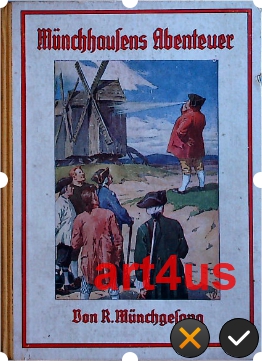 Seller image for M�nchhausens Abenteuer : F�r die Jugend herausgegeben for sale by art4us - Antiquariat