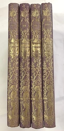 Magasin d'Education et de Récréation. Années 1879 et 1880, volumes 29 , 30, 31, 32. Contient en i...