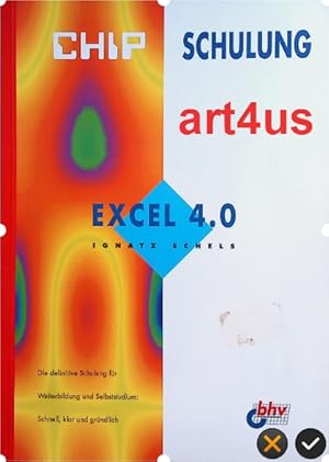 Imagen del vendedor de Excel 4.0 Chip-Schulung a la venta por art4us - Antiquariat