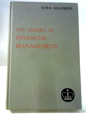 Imagen del vendedor de The Theory Of Financial Management a la venta por World of Rare Books