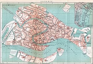 Stadtplan Venedig, Maßstab 1 : 13 500