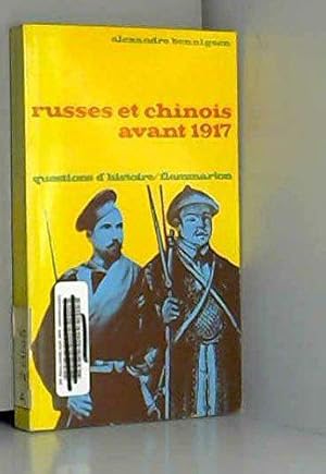 Seller image for Russes et chinois avant 1917 for sale by JLG_livres anciens et modernes