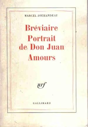 Bild des Verkufers fr Breviaire Portrait De Don Juan Amours zum Verkauf von Ammareal