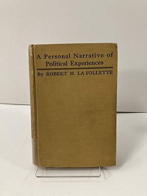 Seller image for La Follette's autobiography;: A personal narrative of political experience, for sale by True Oak Books