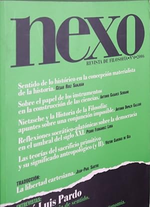 Imagen del vendedor de Nexo revista de filosofa a la venta por Librera Alonso Quijano