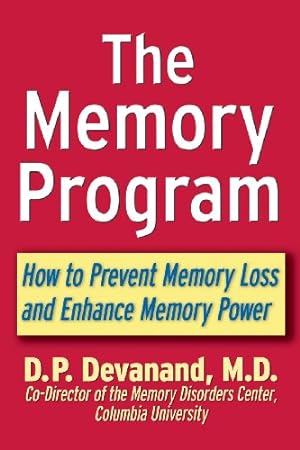 Imagen del vendedor de The Memory Program by Devanand, D.P. [Paperback ] a la venta por booksXpress