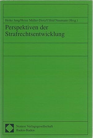 Immagine del venditore per Perspektiven der Strafrechtsentwicklung venduto da Antiquariat Hans Wger