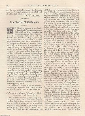 Seller image for The Battle of Trafalgar. An original article from The Antiquary Magazine, 1881. for sale by Cosmo Books