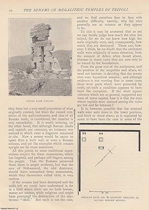 Imagen del vendedor de The Senams or Megalithic Temples of Tripoli. An original article from The Antiquary Magazine, 1896. a la venta por Cosmo Books