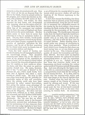 Seller image for The Line of Agricola's March from The Dee to The Clyde. An original article from The Antiquary Magazine, 1882. for sale by Cosmo Books