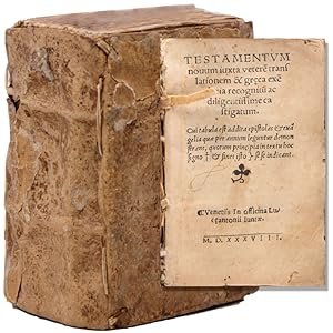 testamentum novum iuxa vetere translationem & greça exeplaria recognitu ac diligentissme castigatum