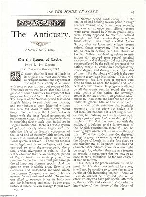 Seller image for The House of Lords Part I, II and III. A complete original article from The Antiquary Magazine, 1884. for sale by Cosmo Books