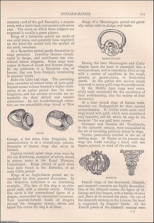 Immagine del venditore per Finger-Rings. An original article from The Antiquary Magazine, 1888. venduto da Cosmo Books