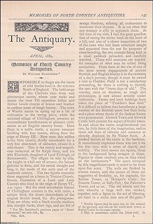 Imagen del vendedor de Memories of North Country Antiquities. An original article from The Antiquary Magazine, 1889. a la venta por Cosmo Books