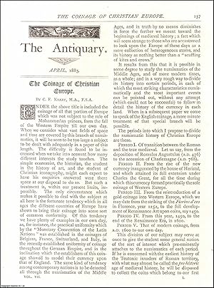 Imagen del vendedor de The Coinage of Christian Europe. An original article from The Antiquary Magazine, 1883. a la venta por Cosmo Books