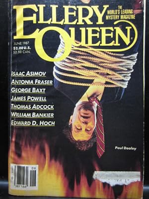 Bild des Verkufers fr ELLERY QUEEN'S MYSTERY - Jun 1987 zum Verkauf von The Book Abyss