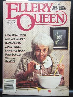 Image du vendeur pour ELLERY QUEEN'S MYSTERY - Oct, 1985 mis en vente par The Book Abyss