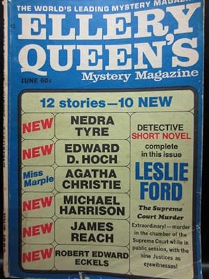 Seller image for ELLERY QUEEN'S MYSTERY - Jun 1970 for sale by The Book Abyss