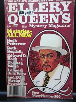 Image du vendeur pour ELLERY QUEEN'S MYSTERY - Jul, 1978 mis en vente par The Book Abyss