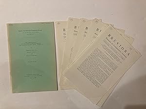 Immagine del venditore per NOTES ON HISPANIOLAN HERPETOLOGY 1,2,3,4,5,6,7,8; HERPETOLOGY OF THE PORT-AU-PRINCE REGION AND GONAVE ISLAND, HAITI, PARTS I-II venduto da Paul Gritis Books