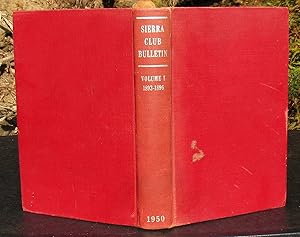 Sierra Club Bulletin Volume 1 one 1893 1894 1895 1896 january may