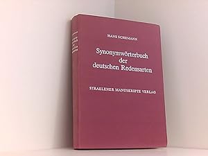Seller image for Synonymwrterbuch der deutschen Redensarten for sale by Book Broker