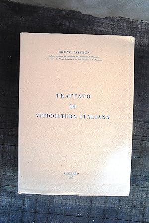 Immagine del venditore per trattato di viticoltura italiana venduto da STUDIO PRESTIFILIPPO NUNZINA MARIA PIA