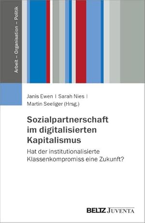 Seller image for Sozialpartnerschaft im digitalisierten Kapitalismus for sale by Rheinberg-Buch Andreas Meier eK