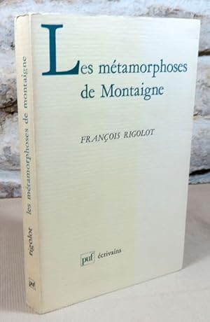 Bild des Verkufers fr Les mtamorphoses de montaigne. zum Verkauf von Latulu