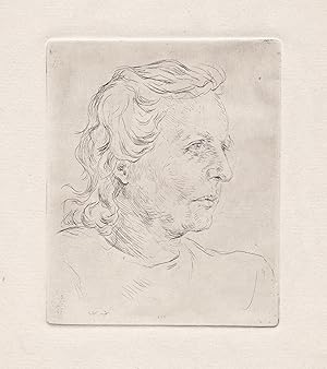 (Portrait von Hertha) / Vermutlich ein Portrait von E. Winkler's Schwester, Hertha Winkler (späte...