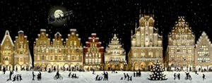Immagine del venditore per Wandkalender Weihnachtliches Stadtpanorama venduto da AHA-BUCH GmbH